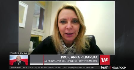 Prof. Piekarska o trzeciej fali zakażeń