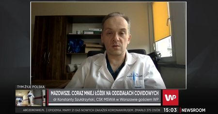 Nie ma miejsc w szpitalach. Dr Konstanty Szułdrzyński tłumaczy, dlaczego tak jest: "System niedomaga"