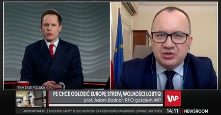 "Jeden z elementów presji". Adam Bodnar o wprowadzeniu strefy wolności dla osób LBGT+