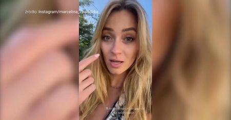 Marcelina Zawadzka wzruszoną lekcją oddychania