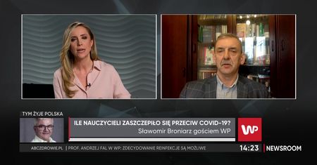 Sławomir Broniarz komentuje problemy zdrowotne nauczycieli po szczepieniach (WIDEO)