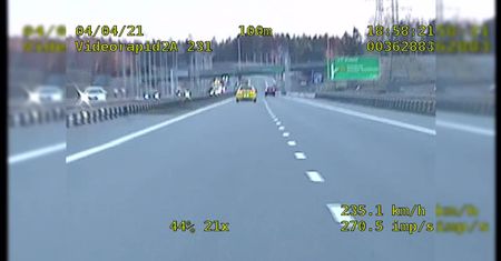 Skarżysko-Kamienna. 24-latek pędził ponad 236 km/h