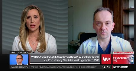 Dr Konstanty Szułdrzyński o brak łóżek dla pacjentów z koronawirusem. "Bez nich nie uratujemy życia"