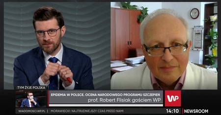 Prof. Flisiak: Nie obserwujemy pacjentów z reinfekcjami koronawirusem