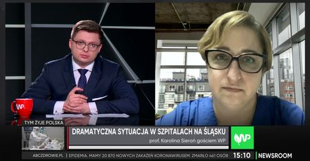 Prof. Karolina Sieroń o pacjentach z COVID-19. "Przeraża ich wiek"