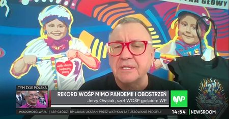 Rekord WOŚP, fundacja zarobi na odsetkach? Owsiak odpowiada: kuriozalne