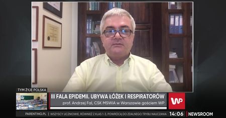 Koronawirus atakuje. Kiedy tańce na stole? Prof. Fal prosto z mostu