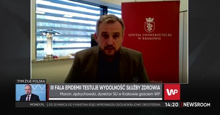 Marcin Jędrychowski o sytuacji w Szpitalu Uniwersyteckim w Krakowie