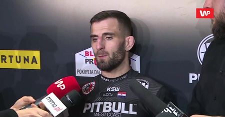 Antun Racić przed obroną pasa na KSW 59. "Jestem bardzo zmotywowany, aby obronić mistrzostwo"