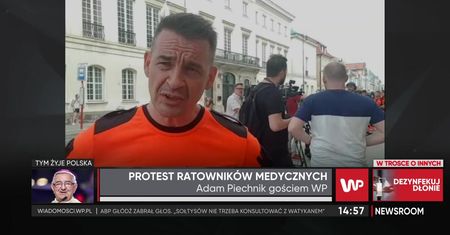 Ratownik przepracował 500 godzin w czerwcu. Jacek Ozdoba komentuje: duży pieniądz