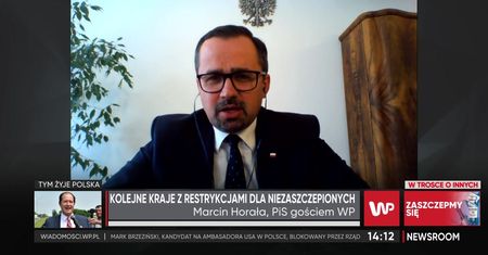 Horała o przywilejach dla zaszczepionych: To powinno działać otrzeźwiająco