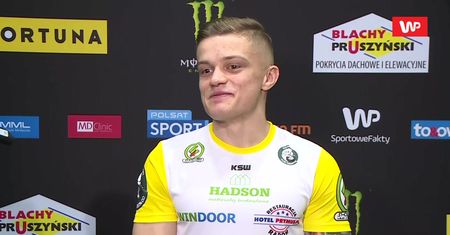 Patryk Kaczmarczyk zadebiutuje na KSW 60. Na ważenie przyszedł z szablą