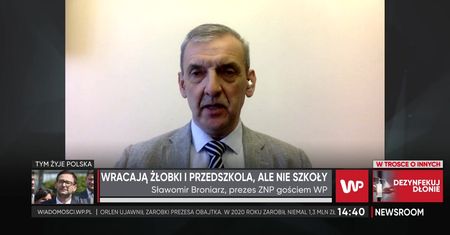 Sławomir Broniarz o powrocie do szkół. Uzależnia go od szczepień