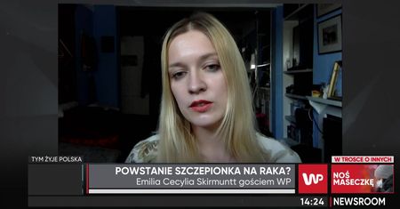 Emilia Skirmuntt o szczepionce Pfizera na raka płuc