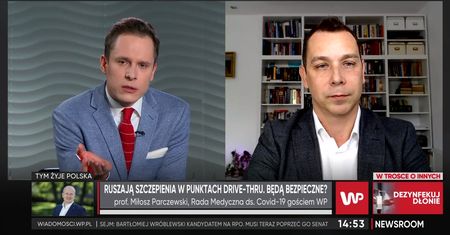 Szczepienia na COVID-19 przez drive thru. Prof. Miłosz Parczewski: to bezpieczne rozwiązanie