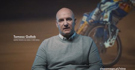 Tomasz Gollob zaangażował się w pomoc dla Niny Słupskiej. Nagrał specjalny spot
