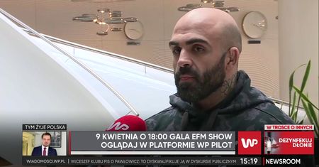 EFM SHOW. Delikatna trema Akopa Szostaka przed powrotem do MMA. "Radek będzie chciał mnie szybko ubić"