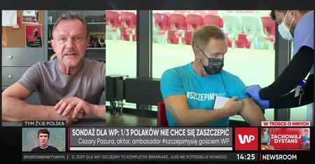 Cezary Pazura: wierzę, że pójdziemy po rozum do głowy i poddamy się szczepieniom