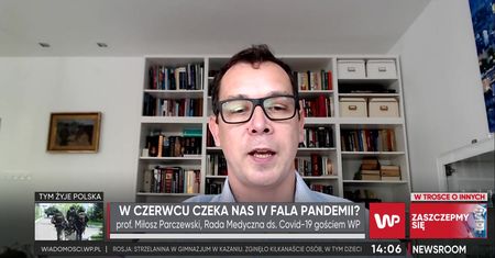 Prof. Parczewski: 4 fala zakażeń koronawirusem latem możliwa
