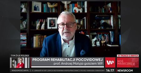 Prof. Matyja mówi, kto wymaga rehabilitacji i leczenia powikłań po COVID-19