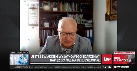 Prof. Simon ujawnił szczegóły udziału w reklamie. "Wyrób tekstylny"