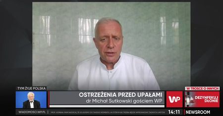 Doktor Sutkowski o tym jak się ustrzec przed upałami