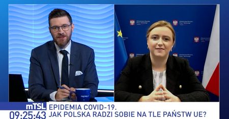 Rząd pokazuje grafikę za "Nature". "To syntetyczne podejście do wszystkich analiz"