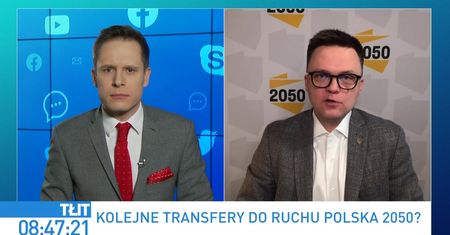 Szymon Hołownia o transferach do ruchu Polska 2050. "Mamy sygnały ze Zjednoczonej Prawicy"