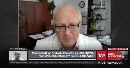 Prof. Robert Flisiak mówi o spadku zakażeń w Polsce