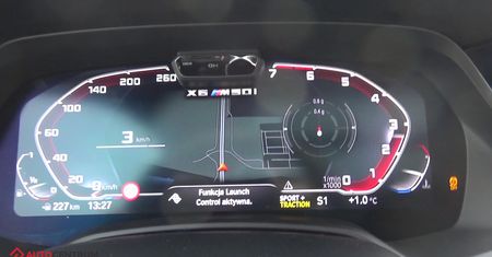 BMW X6 M50i 4.4 V8 530 KM (AT) - acceleration 0-100 km/h