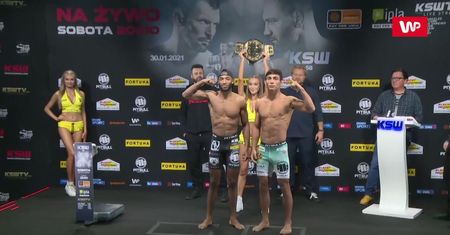 "Klatka po klatce" (on tour). Oficjalne ważenie przed walką Parnasse - Torres na KSW 58
