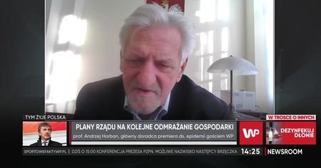 Rząd ma plan na odmrażanie? Prof. Horban zdradza, które branże będą pierwsze