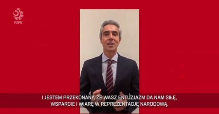 Paulo Sousa przywitał się z kibicami. "Cała Polska będzie dumna ze swojej drużyny narodowej"