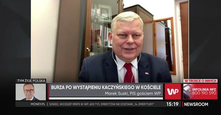 "Pojechał na saksy". Marek Suski o komentarzu Tuska ws. prezesa PiS