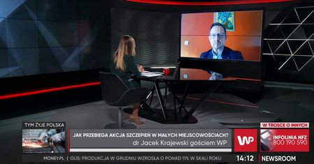 "Jesteśmy w stanie szczepić szybciej, ale musimy pamiętać o ograniczeniach" - mówi dr Jacek Krajewski