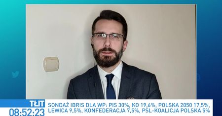 Sondaż IBRiS dla WP. Radosław Fogiel komentuje