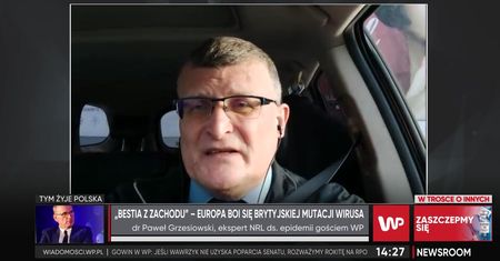 Dr Grzesiowski o mutacjach koronawirusa