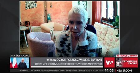 Ewa Błaszczyk i prof. Maksymowicz mówią o leczeniu umierającego w Wielkiej Brytanii Polaka