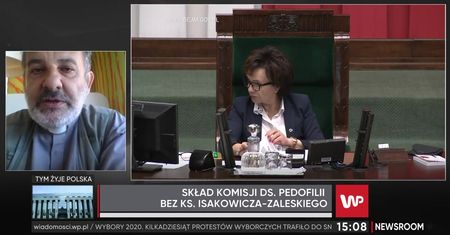 Ks. Tadeusz Isakowicz-Zaleski oburzony zachowaniem Elżbiety Witek. "Niegodne"