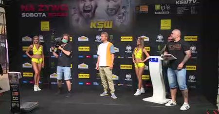 KSW 53. Tomasz Jakubiec nieznacznie cięższy od Andrzeja Grzebyka!