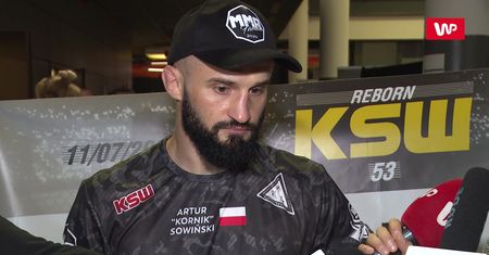 "Klatka po klatce" (on tour). KSW 53. Artur Sowiński się nie starzeje! Kolejny nokaut "Kornika"!