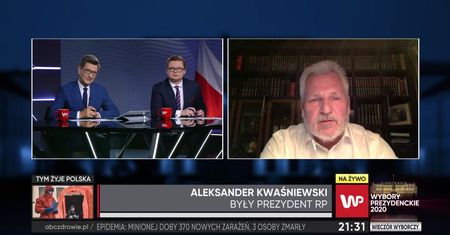 Wyniki wyborów 2020. Aleksander Kwaśniewski o exit poll. "Różnica to kilkaset tysięcy głosów"