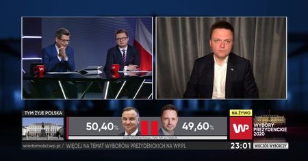 Wyniki wyborów prezydenckich 2020. Szymon Hołownia z uznaniem o słowach Kingi Dudy. "To był jasny punkt"