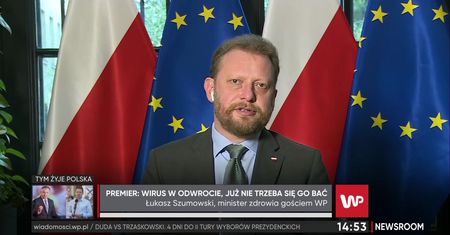 Minister zdrowia Łukasz Szumowski potwierdza, że koronawirus jest w odwrocie