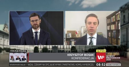Wyniki wyborów 2020. Krzysztof Bosak: unikniemy spektaklu oskażeń
