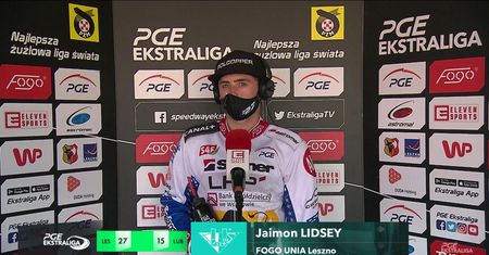 Żużel. Mistrz wciąż wygrywa, świetny występ Lidseya. Zobacz skrót meczu Fogo Unia Leszno - Motor Lublin