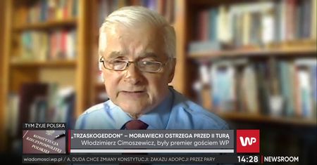 Wybory prezydenckie 2020. Włodzimierz Cimoszewicz ostro o Mateuszu Morawieckim. "To notoryczny łgarz"