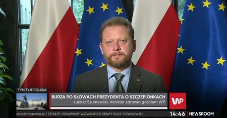 Wybory 2020. Minister Łukasz Szumowski o słowach prezydenta Andrzeja Dudy na temat szczepionek