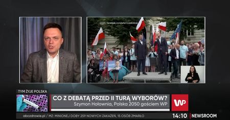 Wybory prezydenckie 2020. Szymon Hołownia o sporze o debatę: Fochy i obsikiwanie terytorium