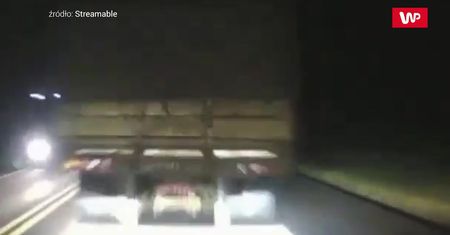 Niespodziewana przeszkoda podczas podróży. Nagranie przerażającego wypadku